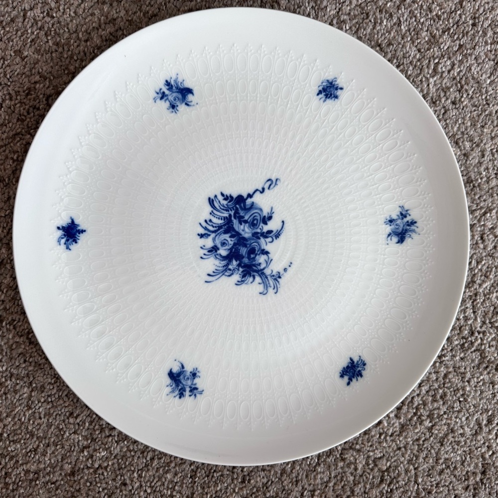 Vintage Rosenthal Romanze Blau Teller Porcelain Dinner Plate